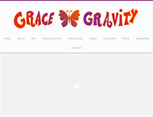 Tablet Screenshot of gracegravity.com